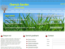 Tablet Screenshot of cherrysgarden.ro